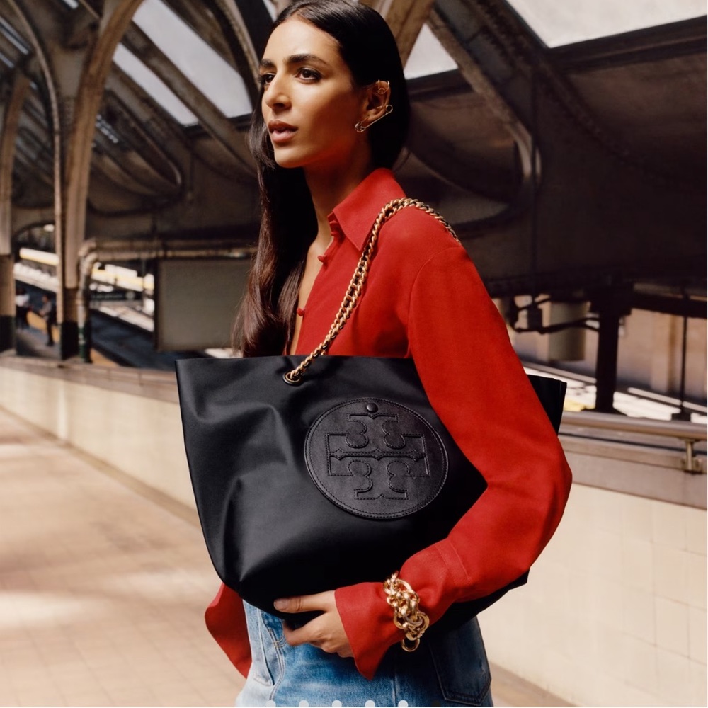 NWT Tory Burch Ella tote - black